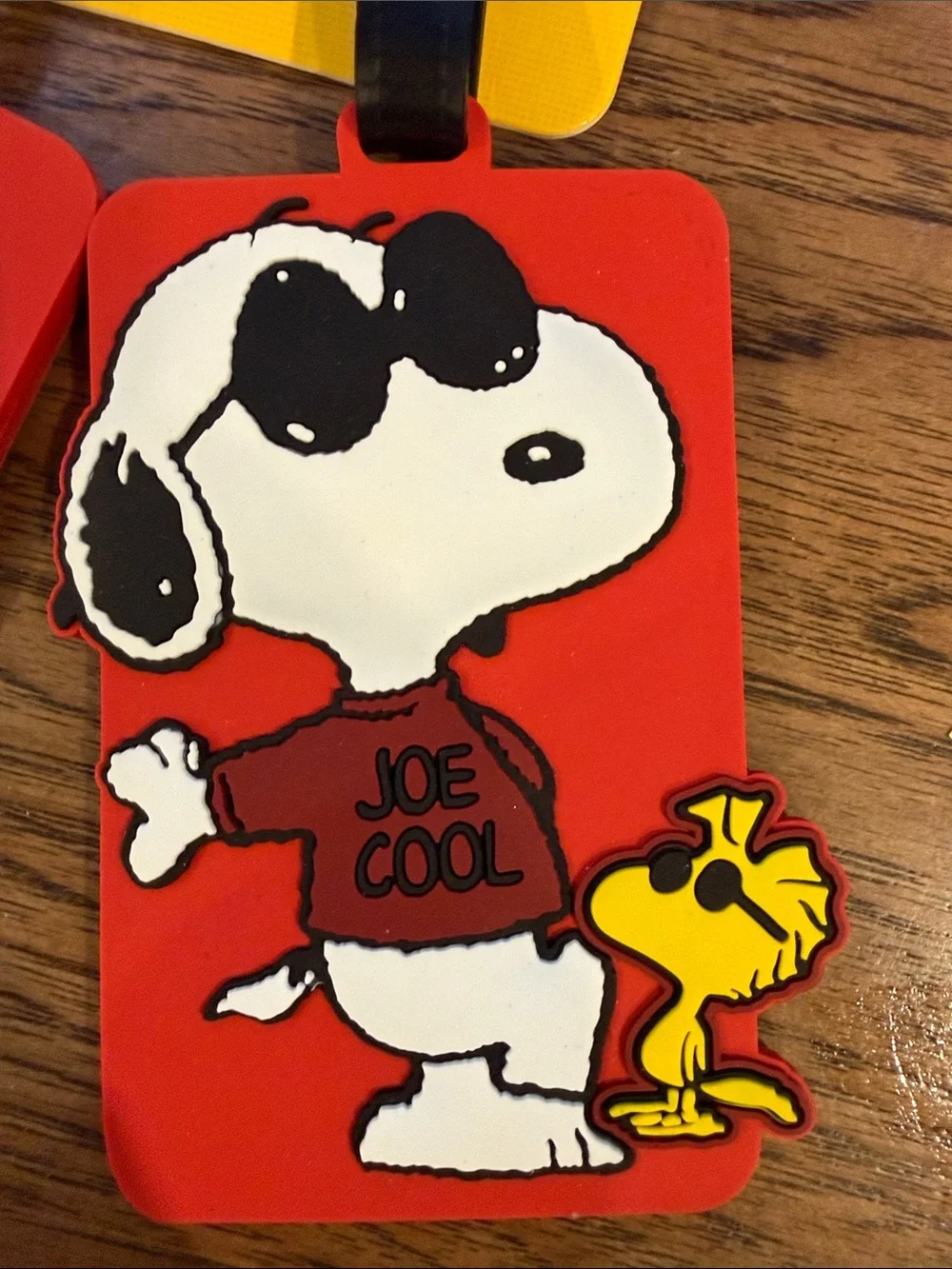 Peanuts Red Joe Cool Snoopy & Yellow Woodstock Luggage Tags - Peanuts